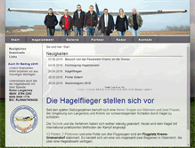 Tablet Screenshot of hagelabwehr.com